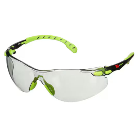 3M™ Solus™ 1000 Schutzbrille, grün/schwarzer Rahmen, Scotchgard™ Anti-Beschlag- und Anti-Kratz-Beschichtung (K&N), hellgraue Innen-/Außenlinse, S1207SGAF-EU, 20/Karton