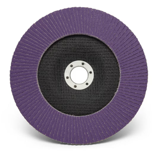 3M™ Fächerschleifscheibe 769F, T29, 115 mm x 22,23 mm, 120+