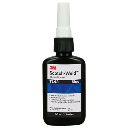 3M™ Scotch-Weld™ Schraubensicherung TL43, Blau, 50 ml