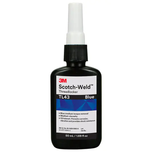 3M™ Scotch-Weld™ Schraubensicherung TL43, Blau, 50 ml