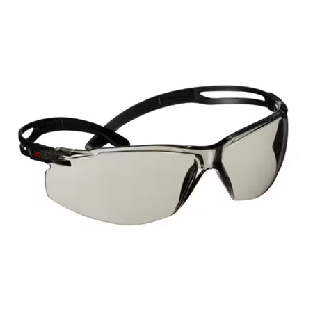 3M™ SecureFit™ 500 Schutzbrille, schwarzer Rahmen, Scotchgard™ Antibeschlag- und kratzbeständige Beschichtung (K&N), hellgraue Scheiben für Innen-/Außenbereiche, SF507SGAF-BLK-EU, 20/Karton