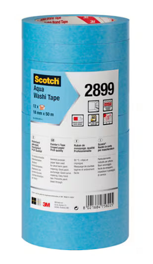 3M™ Malerabdeckband 2899, 1250 mm x 50 m