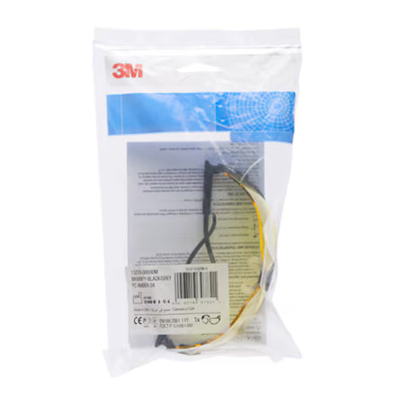 3M™ Maxim™ Schutzbrille, schwarz/grauer Rahmen, DX, orangefarbene Scheiben, 13228