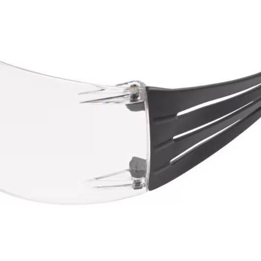 3M™ SecureFit™ 400 Schutzbrille, rot/grauer Rahmen, Scotchgard™ Antibeschlag- und Antikratz-Beschichtung (K&N), klare Scheiben, SF401SGAF-RED-EU