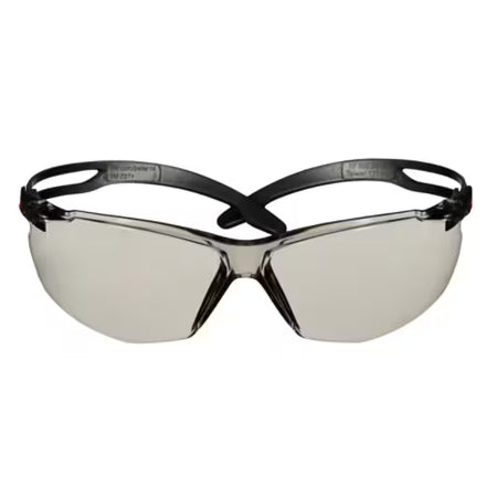 3M™ SecureFit™ 500 Schutzbrille, schwarzer Rahmen, Scotchgard™ Antibeschlag- und kratzbeständige Beschichtung (K&N), hellgraue Scheiben für Innen-/Außenbereiche, SF507SGAF-BLK-EU, 20/Karton