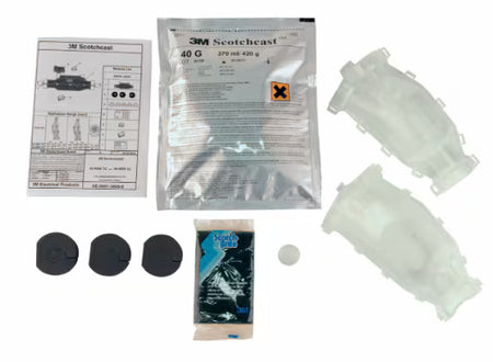 3M™ Scotchcast™ 92-NBB 1 Abzweigmuffe mit Gießharz, Größe 1, Y-Form, 0.6/1 kV, 4x2.5-4x16/5x1.5-5x10 mm, 10/Karton