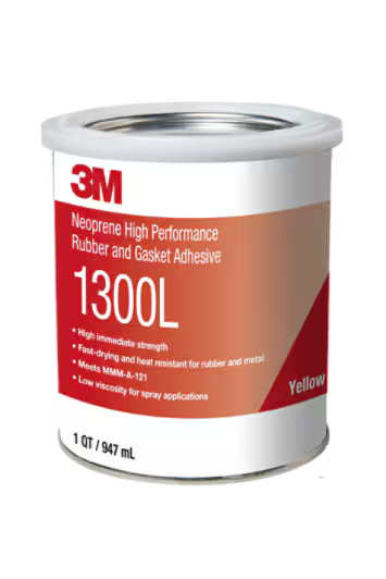3M™ Hochleistungs-Neoprenklebstoff für Gummi und Dichtungen 1300, gelb, 1 l