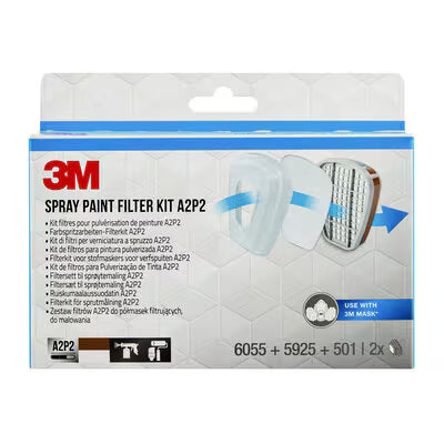 3M™ Filterset für Lackiermasken, 6002PRO1, A2P2, 1 Set