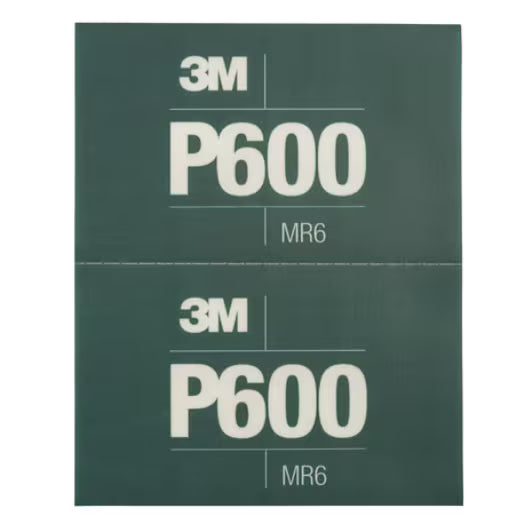 3M™ Flexible Hookit™ Schleifblätter 270J, 140 mm x 171 mm, P600, 34339