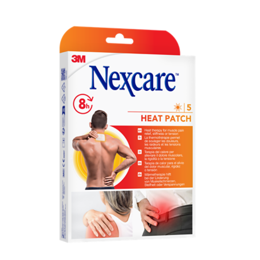 Nexcare™ Wärmepflaster N2005P, 9,5 cm x 13 cm, 5 Stück/Packung