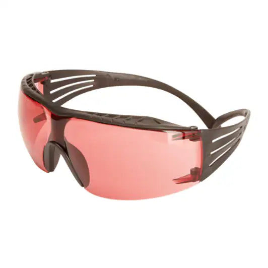 3M™ SecureFit™ 400X Schutzbrille, schwarz/schwarzer Rahmen, Scotchgard™ Anti-Beschlag- und Kratzschutzbeschichtung (K&N), Vermillion-Gläser, SF422XSGAF-BLK-EU, 20/Karton