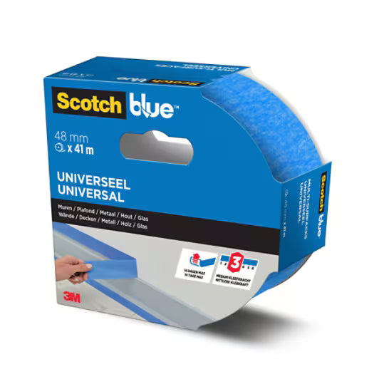 ScotchBlue™ Multi-Oberflächen-Klebeband, 48 mm x 41 m, 1 Rolle/Packung, 100% PEFC, SGSCH-PEFC-COC-110078