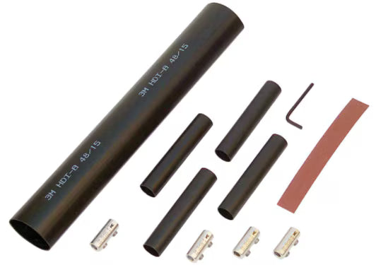 3M™ 91-AHMC 6 Warmschrumpf-Leitungsverbindungsmuffe, 0,6/1 kV, 3x 1,5 - 4x 6 mm², Warmschrumpfverbinder