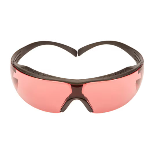 3M™ SecureFit™ 400X Schutzbrille, schwarz/schwarzer Rahmen, Scotchgard™ Anti-Beschlag- und Kratzschutzbeschichtung (K&N), Vermillion-Gläser, SF422XSGAF-BLK-EU, 20/Karton