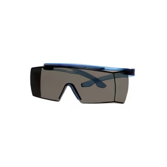 3M™ SecureFit™ 3700 Überbrille, blau Bügel, Scotchgard™ Antibeschlag (K&N), graue Scheibe, SF3702SGAF-BLU-EU, 20/Karton