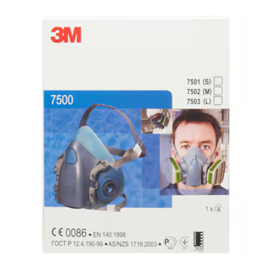 3M™ Mehrweg-Halbmaske, Größe Groß, 7503