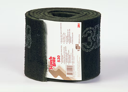 Scotch-Brite™ Hochleistungs-Schleifpads 530, Schwarz, 158 mm x 3 m, 6/Karton