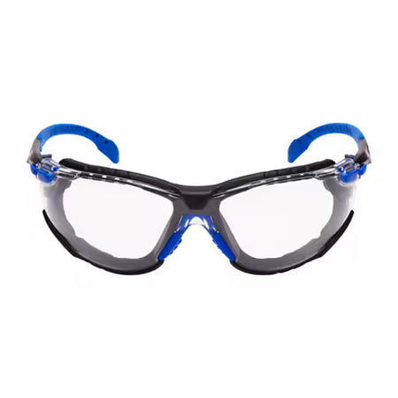 3M™ Solus™ 1000 Schutzbrille, blau/schwarzer Rahmen, Scotchgard™ Anti-Beschlag und kratzfeste Beschichtung (K&N), klare Scheiben, Schaumstoffdichtung und Kopfband, S1101SGAFKT-EU, 20/Karton