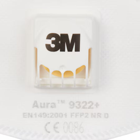 3M™ Aura™ Atemschutzmaske, FFP2, mit Ventil, 9322+