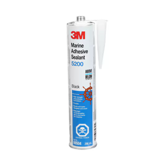 3M™ Marine Dichtmasse 5200, schwarz, 40 ml Kartusche