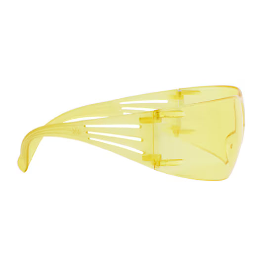 3M™ SecureFit™ 200 Schutzbrille, kratz-/beschlagfrei, bernsteinfarbene Gläser, SF203AS/AF-EU