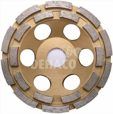 Eibenstock Topfschleifer gold/braun 125x22.2 mm