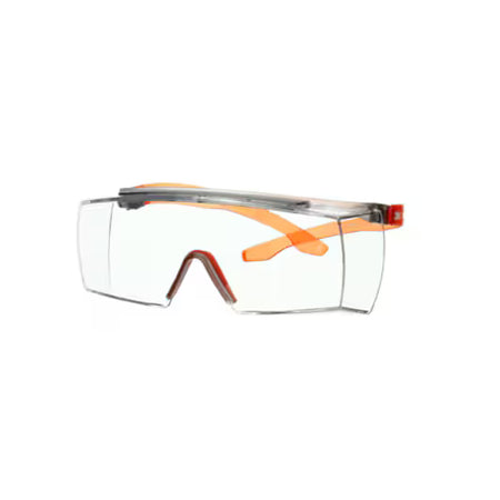 3M™ SecureFit™ 3700 Überbrille, orange Bügel, Scotchgard™ Antibeschlag (K&N), klare Scheibe, SF3701SGAF-ORG-EU, 20/Karton