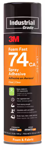 3M™ Schaumkleber-Sprühkleber 74, Orange, 500 ml
