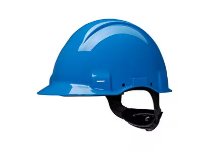 3M™ Schutzhelm, Uvicator, Pinlock, unbelüftet, 440 V dielektrisch, Kunststoff-Schweißband, blau, G3001CUV-BB