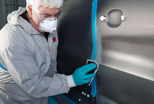 3M™ Flexible Hookit™ Schleifblätter 270J, 140 mm x 171 mm, P1000, 34341
