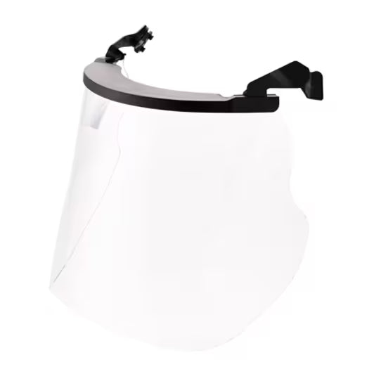 3M™ Gesichtsschutzschild, kurzer Schirm, Polycarbonat, klar, groß, V4KK