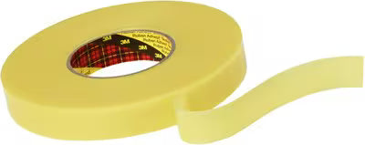 3M™ Doppelseitiges wiederablösbares Schaumstoffklebeband 4656F, Gelb, 25 mm x 12 mm, 0.6 mm