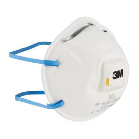 3M™ Atemschutzmaske für Schleifarbeiten 8822, FFP2, mit Ventil, 3 Stück/Packung
