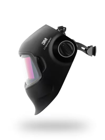 3M™ Speedglas™ Schweißhelm G5-02 mit gekrümmtem Schweißfilter, Kopfband, Reinigungstuch und Tasche, 621120