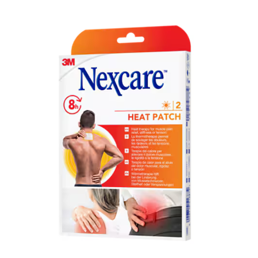 Nexcare™ Wärmepflaster, 9,5 cm x 13 cm, 2 Stück/Packung