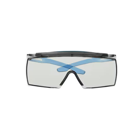 3M™ SecureFit™ 3700 Überbrille, blau Bügel, Brauenschutz, Scotchgard™ Anti-Beschlag (K&N), hellgraue Innen-/Außenlinse, SF3707XSGAF-BLU-EU, 20/Karton