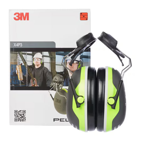 3M™ PELTOR™ Kapselgehörschutz, Hi-Viz, Helmbefestigung, X4P3