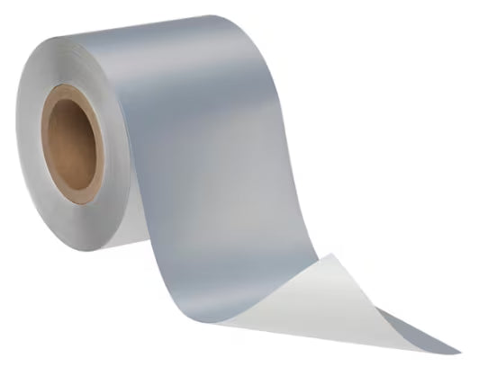 3M™ Thermo-Transfer-Etikettenmaterial 7818EH, Silber, 150 mm x 508 m