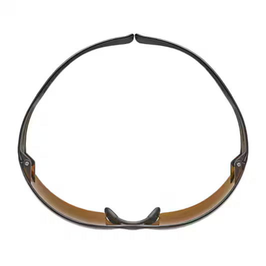 3M™ SecureFit™ 400 Schutzbrille, schwarz/brauner Rahmen, Scotchgard™ Anti-Beschlag- und Kratzschutzbeschichtung (K&N), braune Scheiben, SF405SGAF-BLA-EU