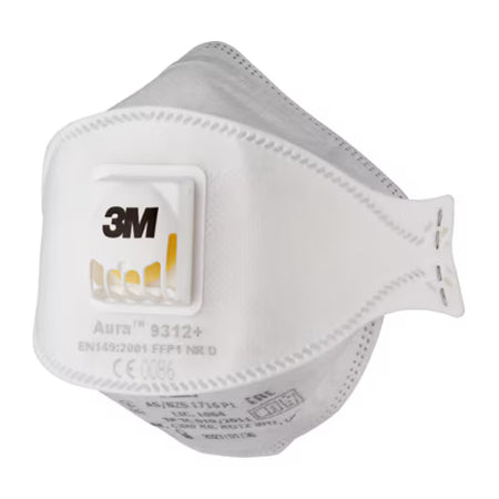 3M™ Aura™ Atemschutzmaske zum Handschleifen 9312+, FFP1, Ventil, 10/Pack