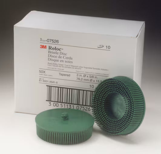 Scotch-Brite™ Roloc™ Borstenscheibe RD-ZB, 76 mm, P50