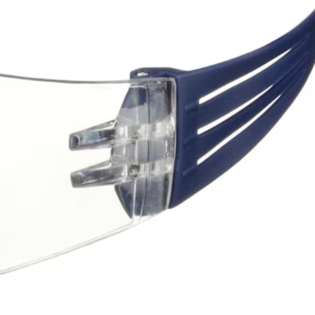 3M™ SecureFit™ 100 Schutzbrille, blaue Fassung, kratzfeste, klare Gläser, SF101AS-BLU-EU, 20/Karton