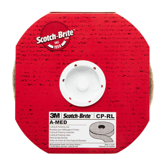 Scotch-Brite™ Cut & Polish Schleifvliesrolle CP-RL, 50 mm x 5 m, A MED
