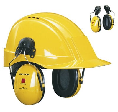 3M™ PELTOR™ Optime™ I Kapselgehörschutz, Gelb, Helmmontage, H510P3E-405-GU