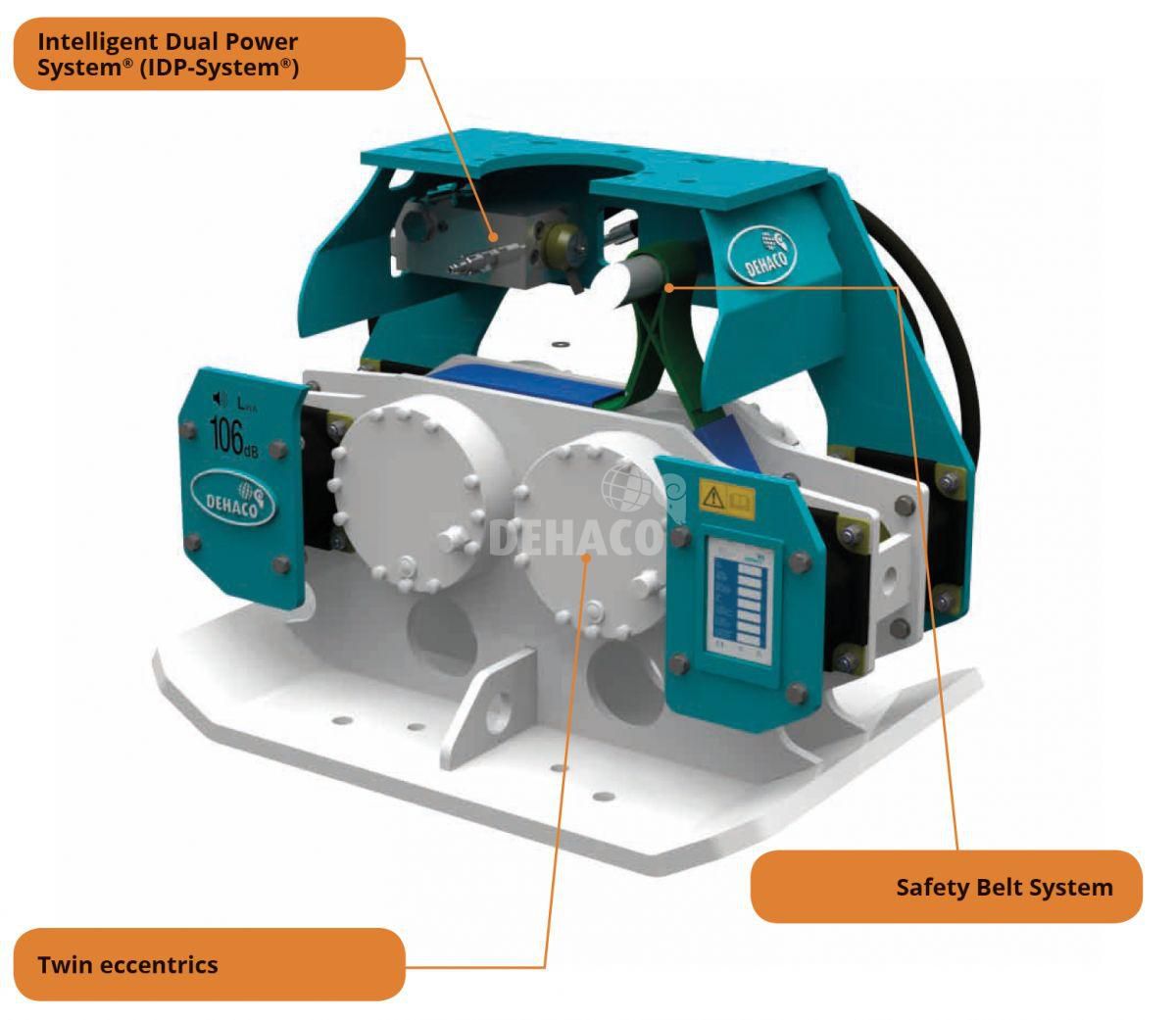 Hyrax 400 Rüttelplatte 8 - 18 Tonnen