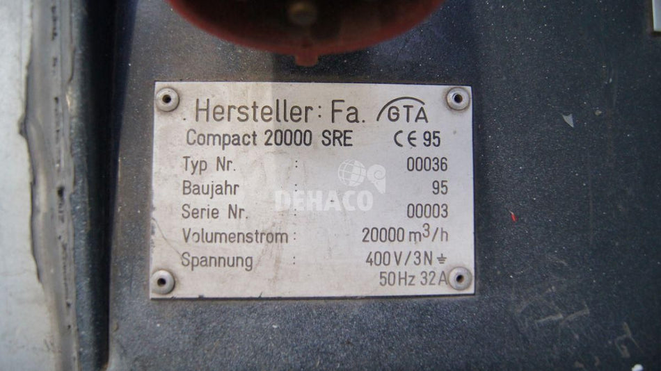 Anlass: Unterdruckgerät Deconta D20000