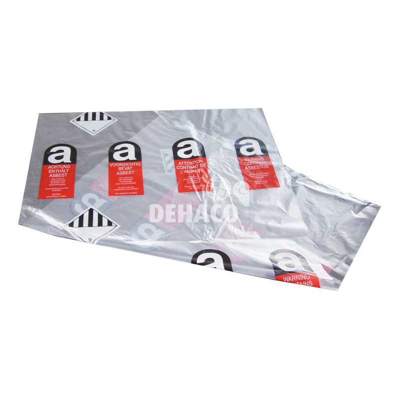 PE-Abfallsack 90x130 cm mit Asbestaufdruck