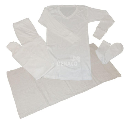 Winterunterwäsche Baumwolle inklusive Handtuch pro Paket